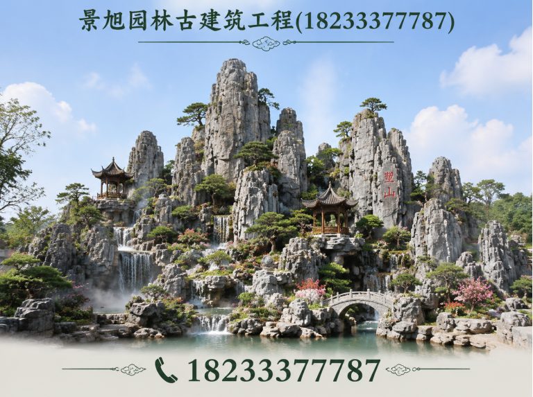 竞秀区仿古牌楼展示图